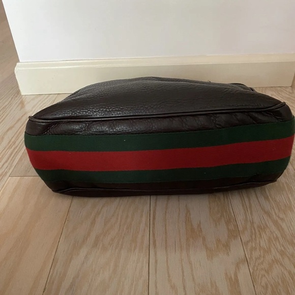 Beautiful Gucci Heritage Horsebit Hobo Bag Brown leather - Picture 5 of 14